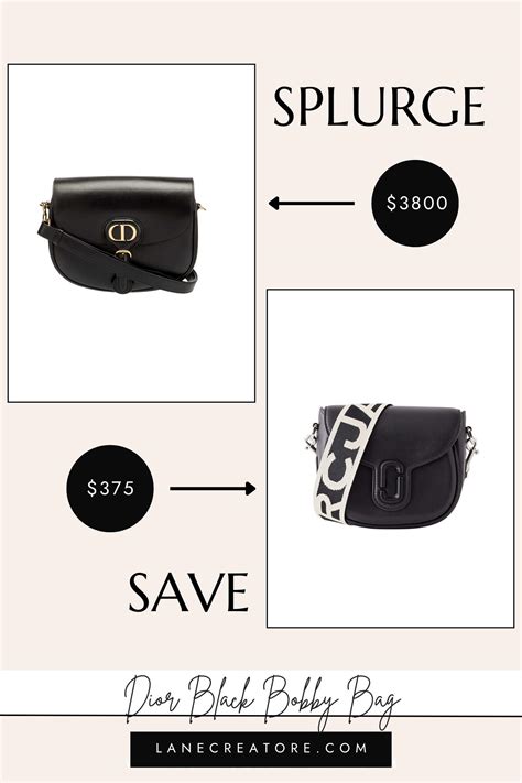 black dior bag dupe|dior bobby bag dupe.